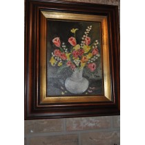 Obraz Jarná kytica vo váze - maľba